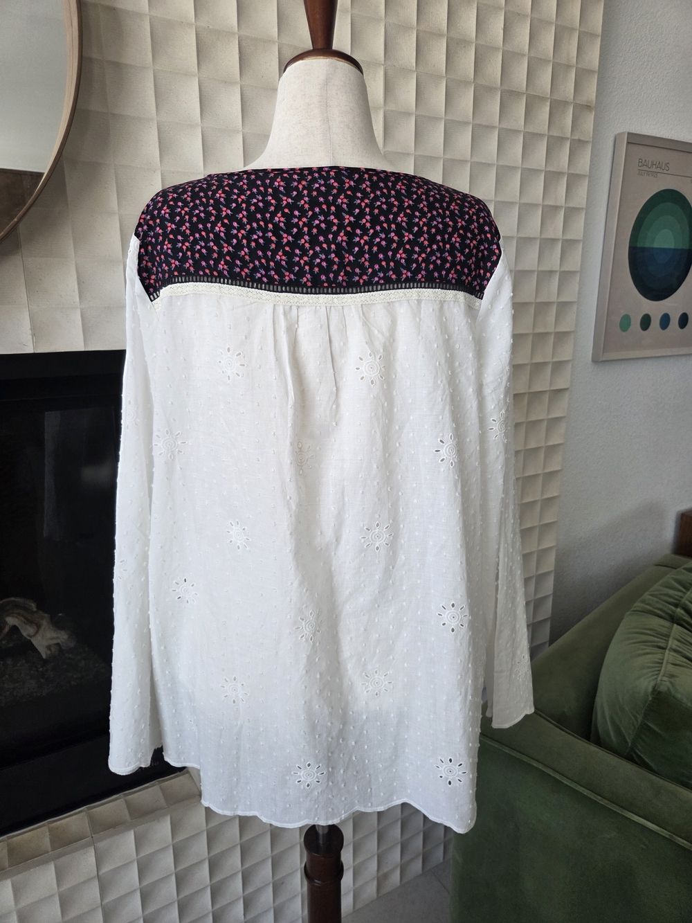 Matilda Jane Make Believe Snow Globe Tunic Peasant Bohemian Cottagecore Top XXL - Picture 5 of 11